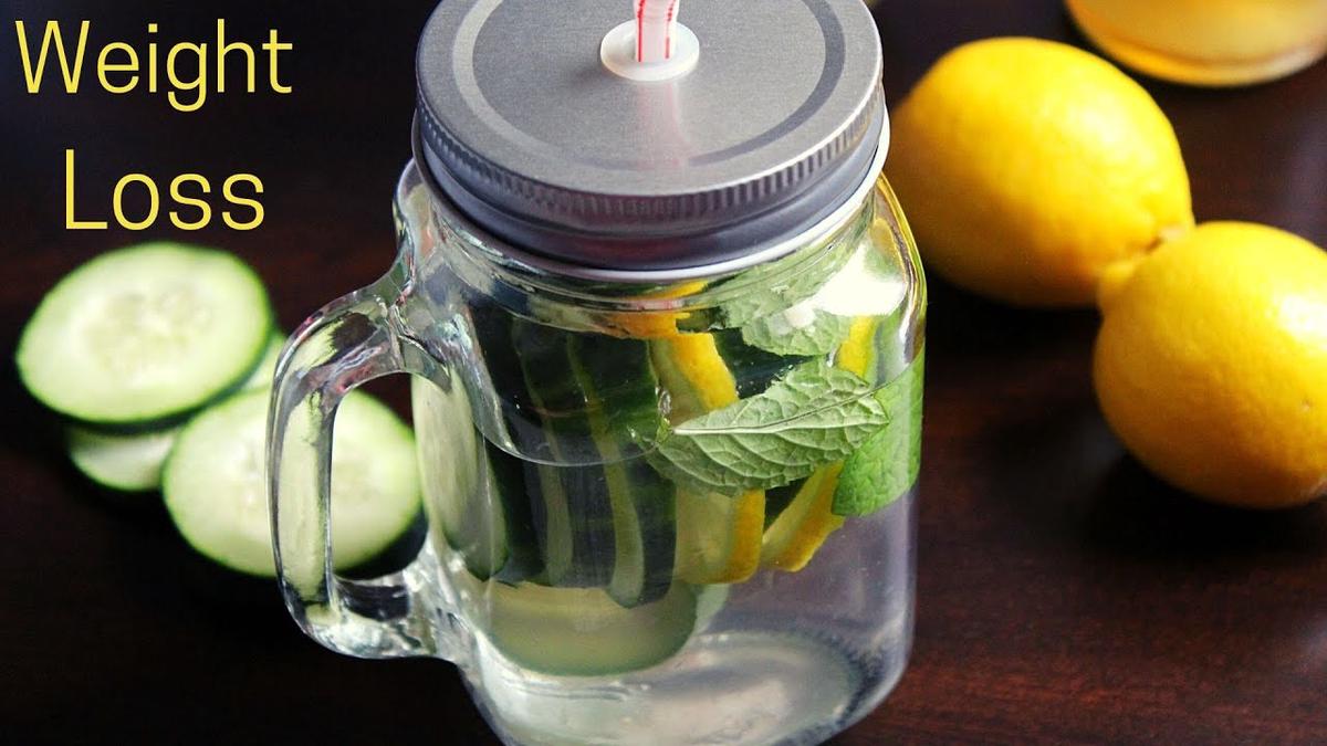 'Video thumbnail for fat burning drink to lose weight fast-detox drink with cucumber lemon water'
