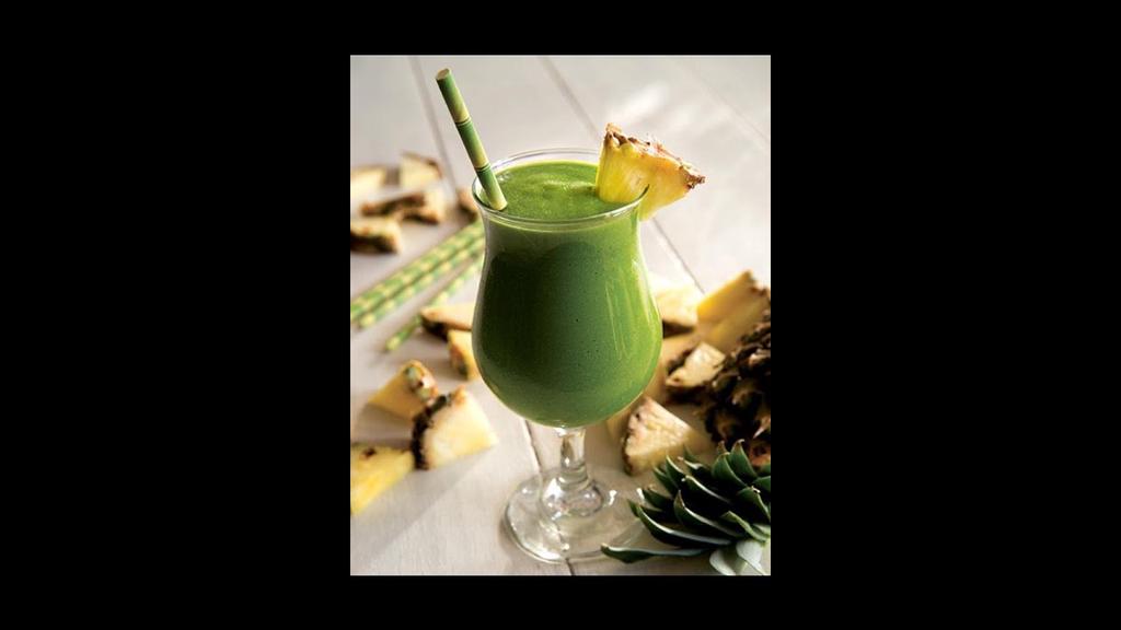 'Video thumbnail for Green Pina Colada Breakfast Smoothies'
