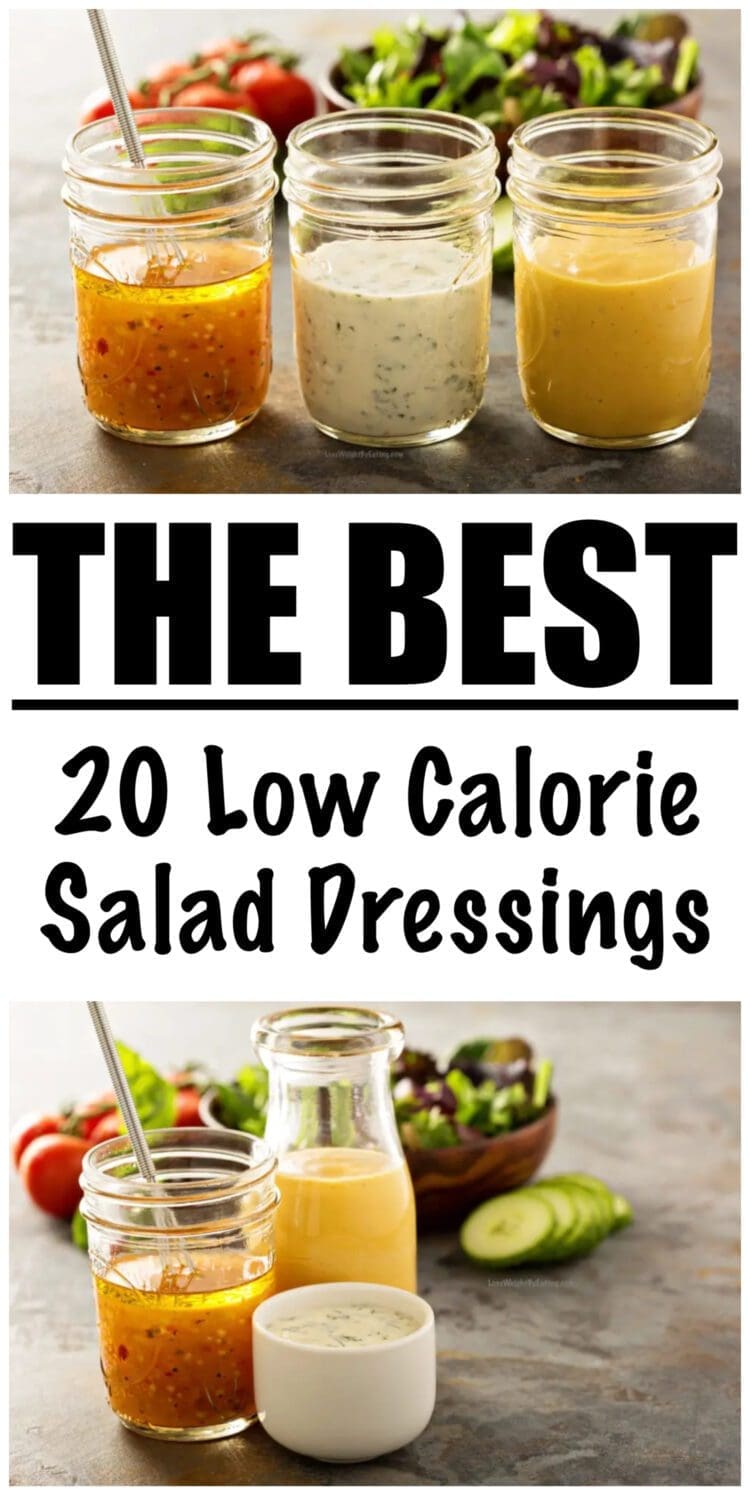 low calorie salad dressing recipes