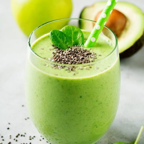 FAT BURNING Apple Avocado Smoothie