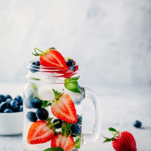 strawberry detox water recipes