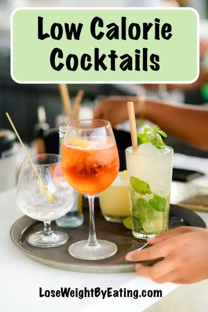 low calorie drinks at the bar