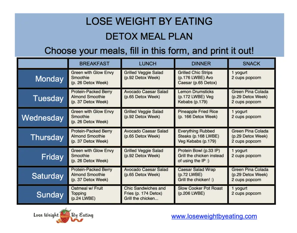Simple 1200 Calorie Meal Plan for Weight Loss (FREE PDF)