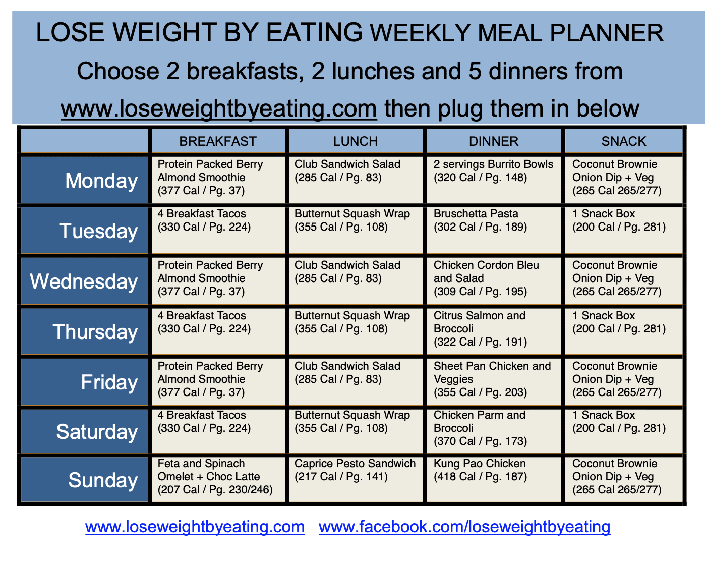 Click the photo to view the simple 1200 calorie meal plan PDF.