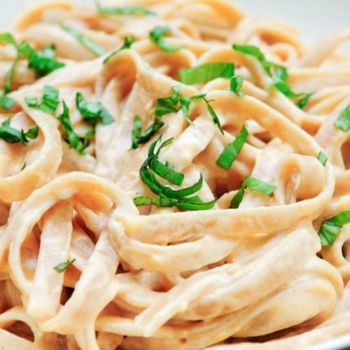 low calorie Alfredo sauce