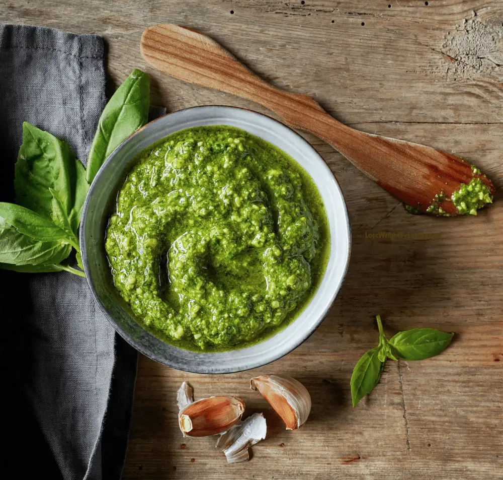 Low Calorie Basil Pesto 24 Calories Lose Weight By Eating