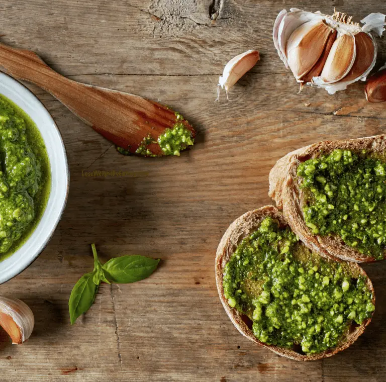 Low Calorie Basil Pesto Lose Weight By Eating