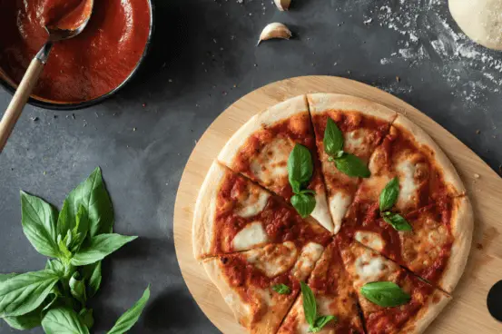 how to make pizza healthy dough and sauce