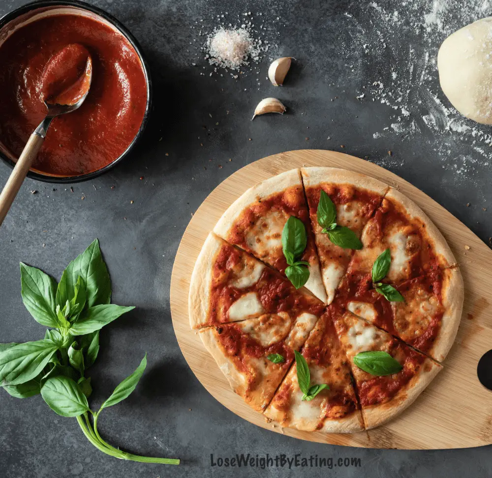 how to make pizza healthy dough and sauce