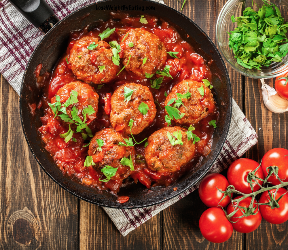Recipes for Italian Food - Low Calorie Turkey Meatball Crockpot Recipe
