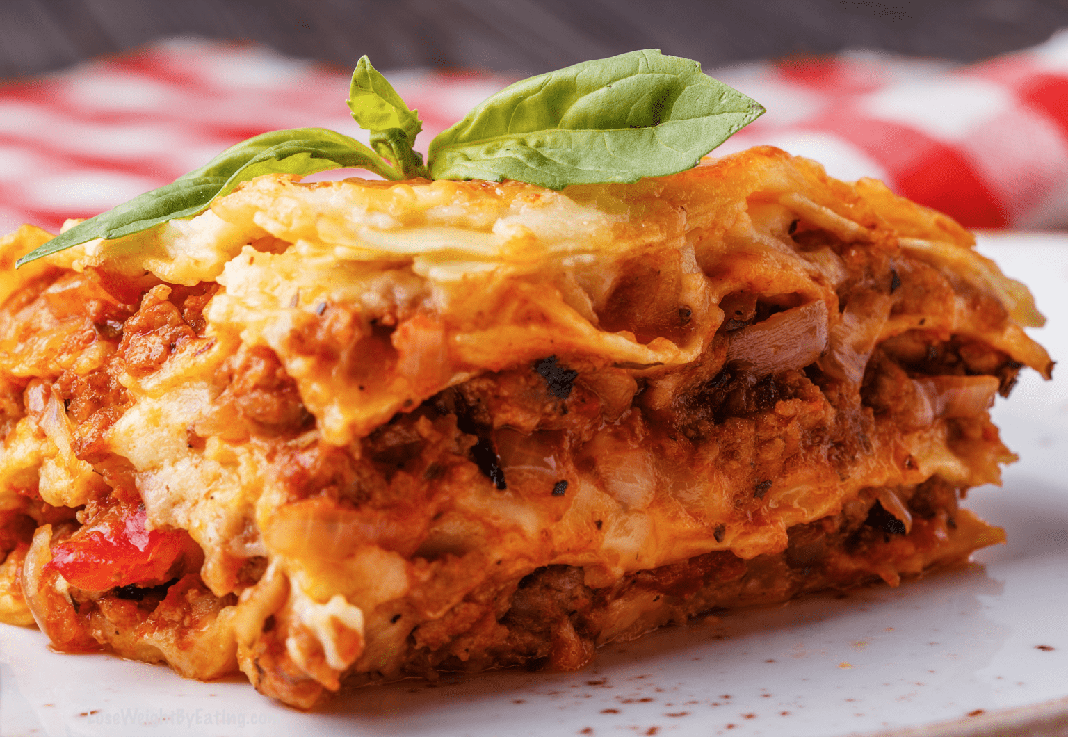The BEST Low Calorie Lasagna - Lose Weight By Eating