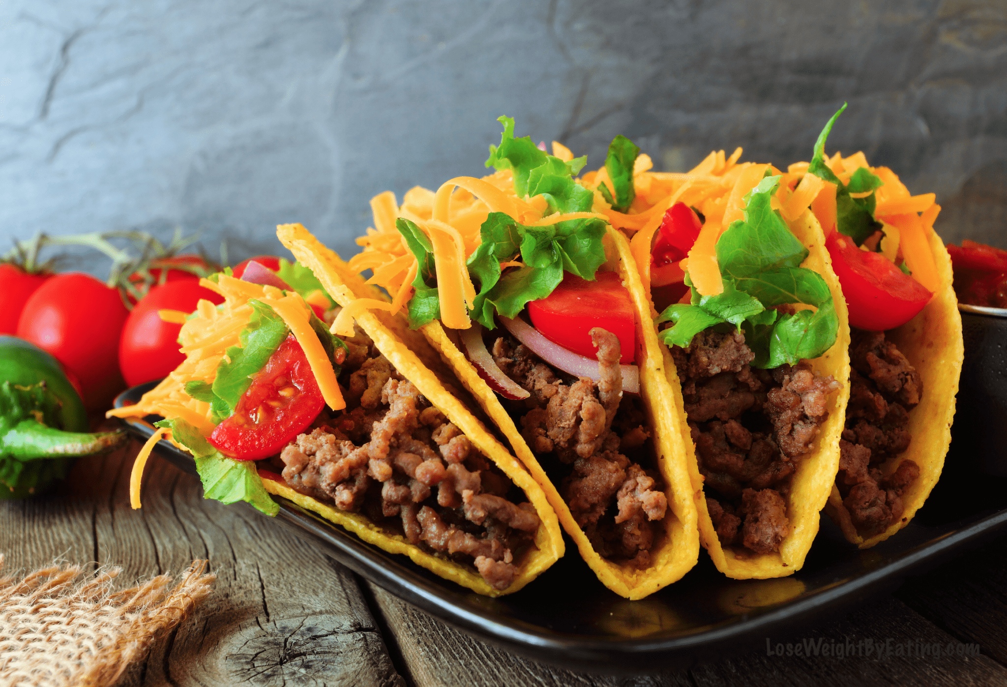 Low Calorie Beef Taco - Lose Weight By Eating