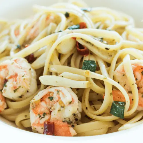 Recipe for Shrimp Scampi with Linguine