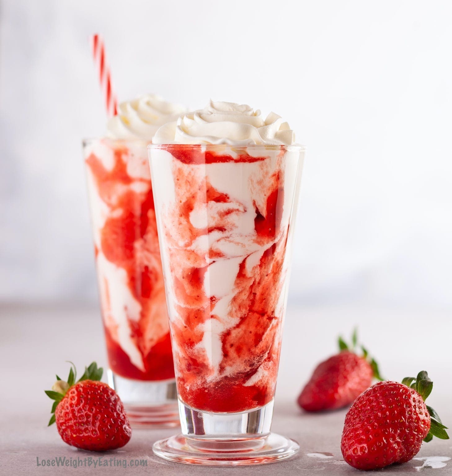 Skinny Homemade Milkshakes Recipes Chocolate Strawberry Vanilla