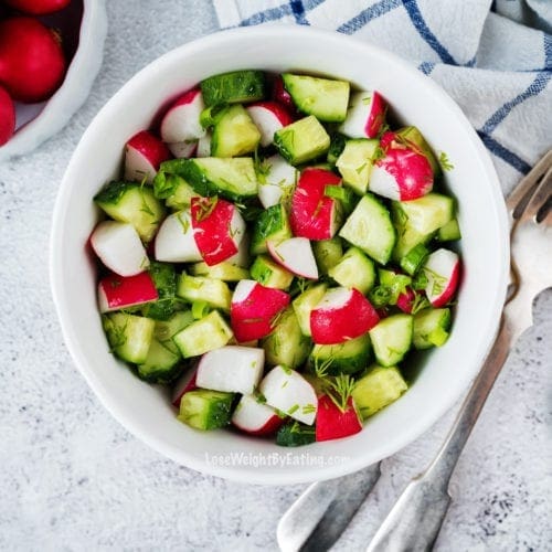Easy Recipe for Cucumber Salads {NO COOK}