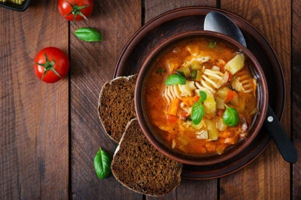 Healthy Vegetable Noodle Soup - Lose Weight By Eating