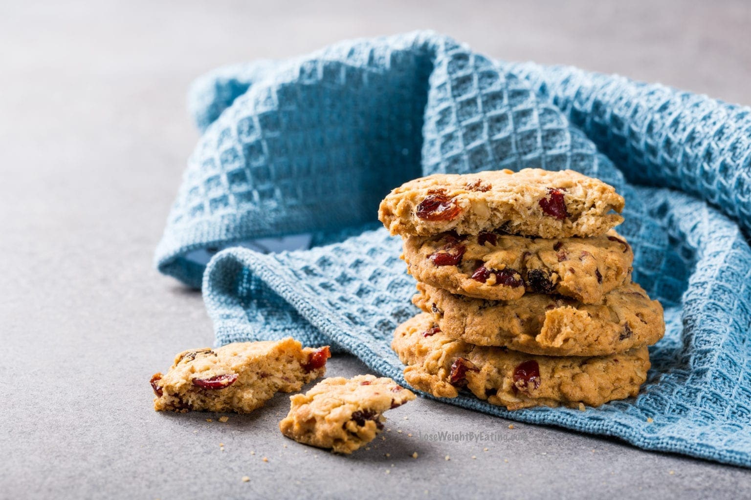 Healthy Cranberry Oatmeal Cookies Recipe LOW CALORIE