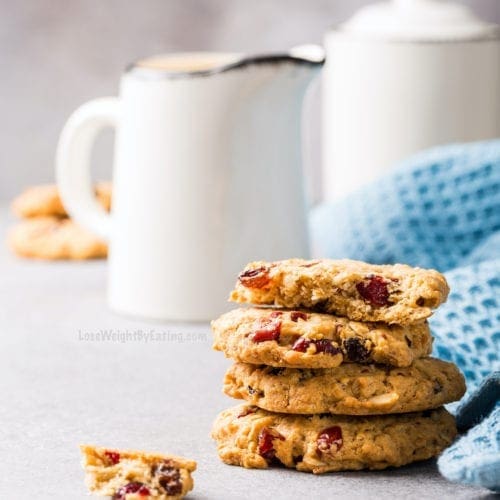 Healthy Cranberry Oatmeal Cookies Recipe