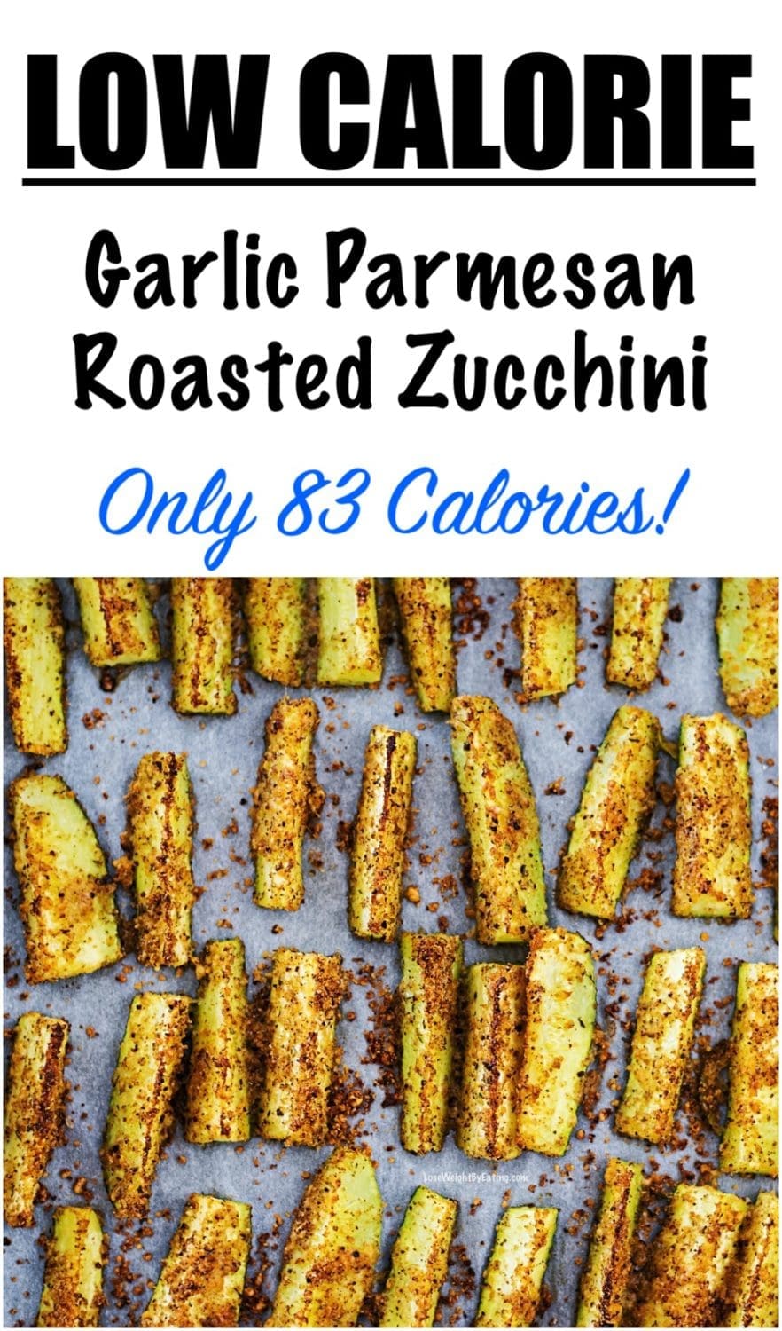Garlic Parmesan Oven Roasted Zucchini Recipe