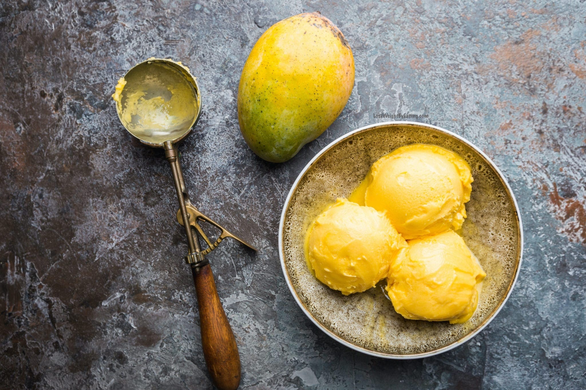 Low Calorie Mango Sorbet - Lose Weight By Eating