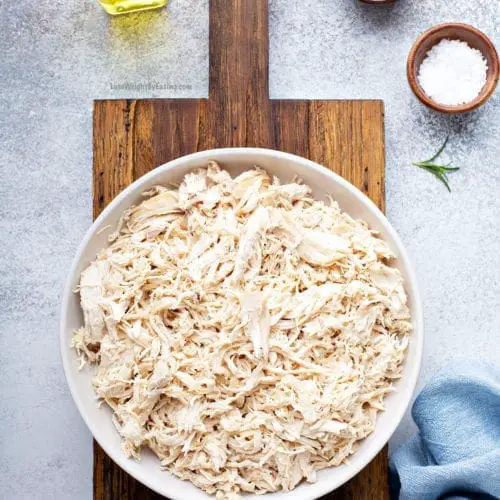 Crock Pot Shredded Chicken Recipe for Meal Prep