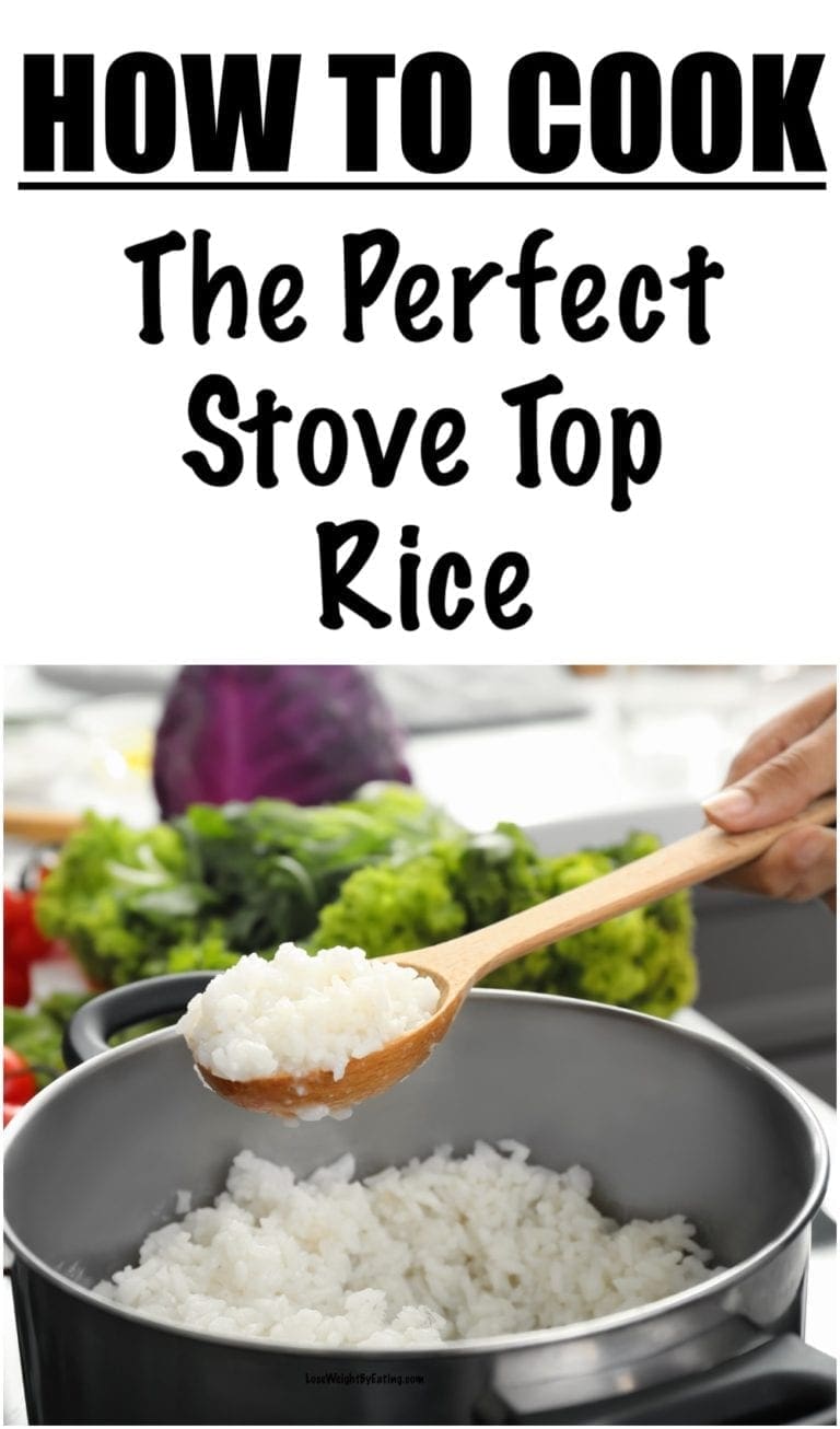 Low Calorie Rice on the Stove Top