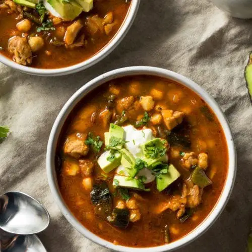 Healthy Mexican Pozole Soup Recipe