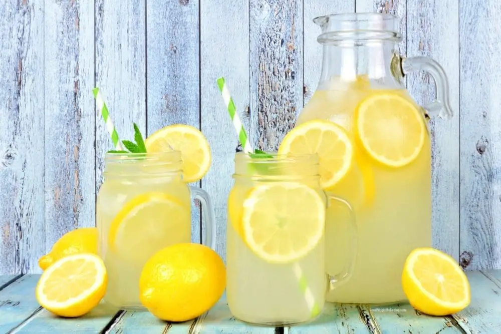 Easy Homemade low calorie Lemonade Recipe