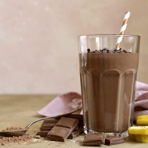 Chocolate Oatmeal Smoothie for Weight Loss