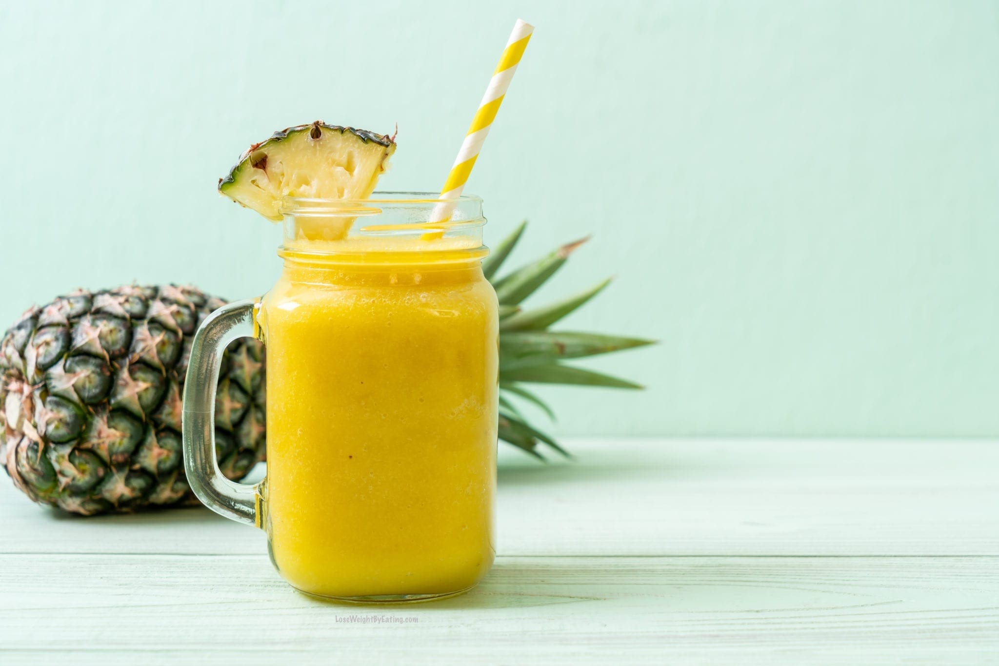 Low Calorie Pineapple Smoothie for Weight Loss - Lose Weight By Eating