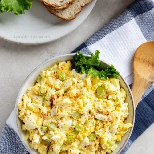 Easy Egg Salad Recipe {No Mayo & Low Calorie} | Lose Weight By Eating