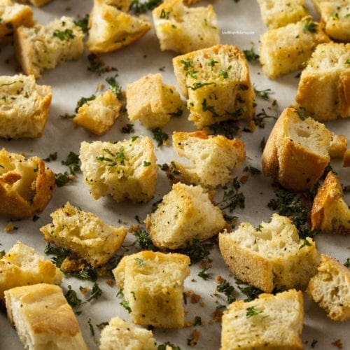 Healthy Homemade Croutons Recipe