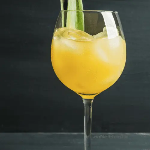 Pineapple Juice and Vodka Cocktail