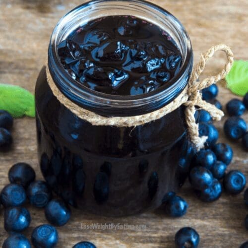 2 Minute Microwave Blueberry Sauce Recipe