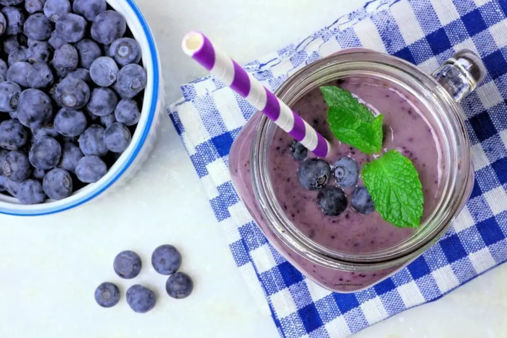 low calorie blueberry smoothie recipe