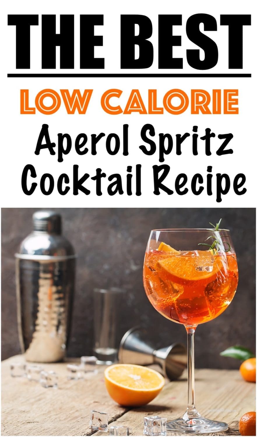 Homemade Aperol Spritz Cocktail 