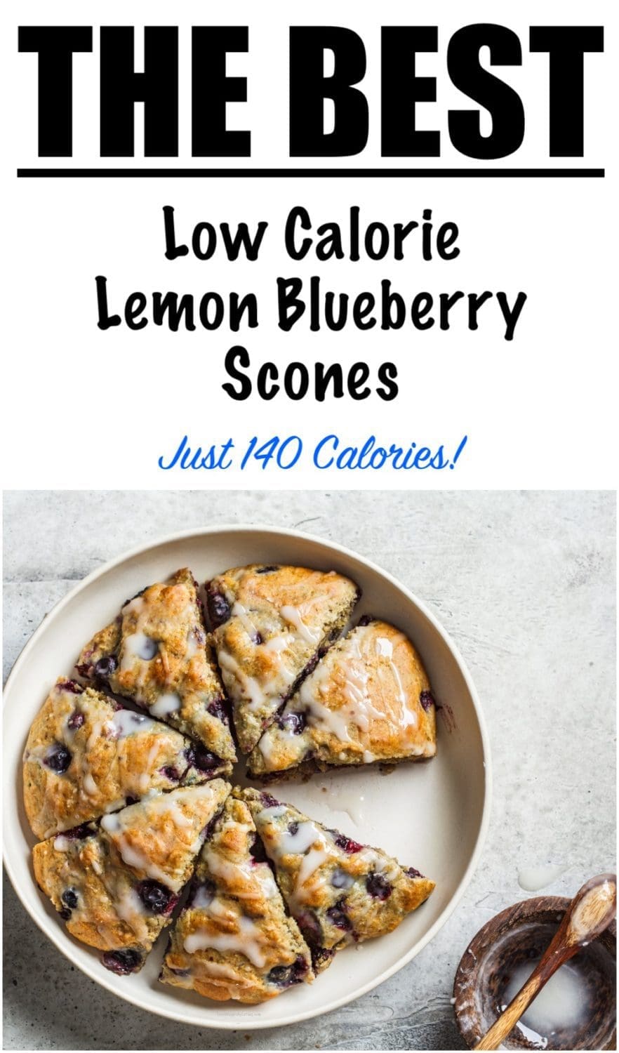 glazed lemon blueberry scones recipe