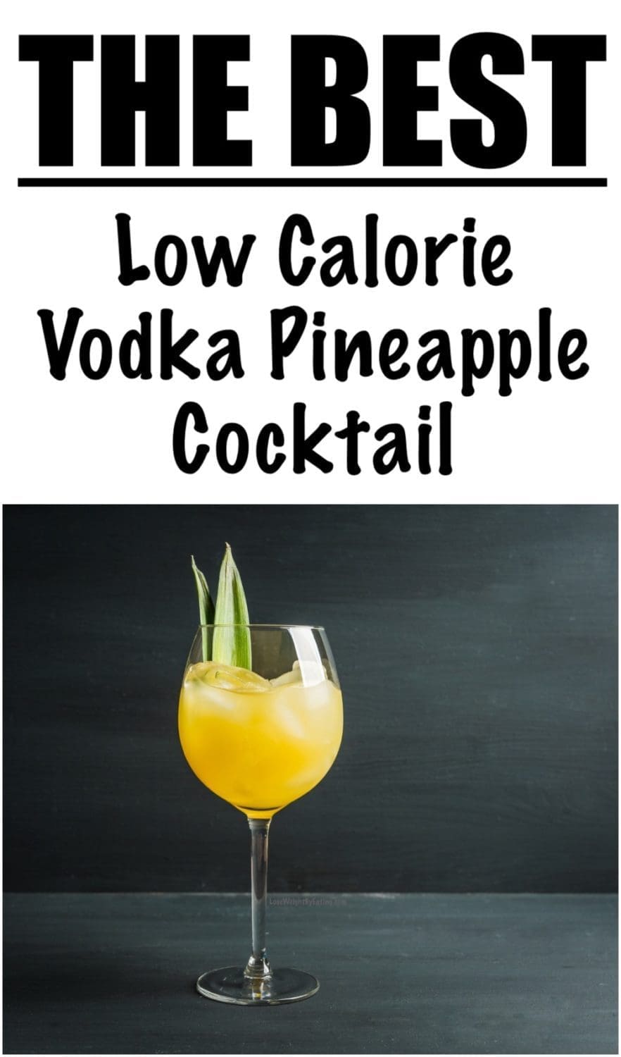 Pineapple Juice and Vodka Cocktail