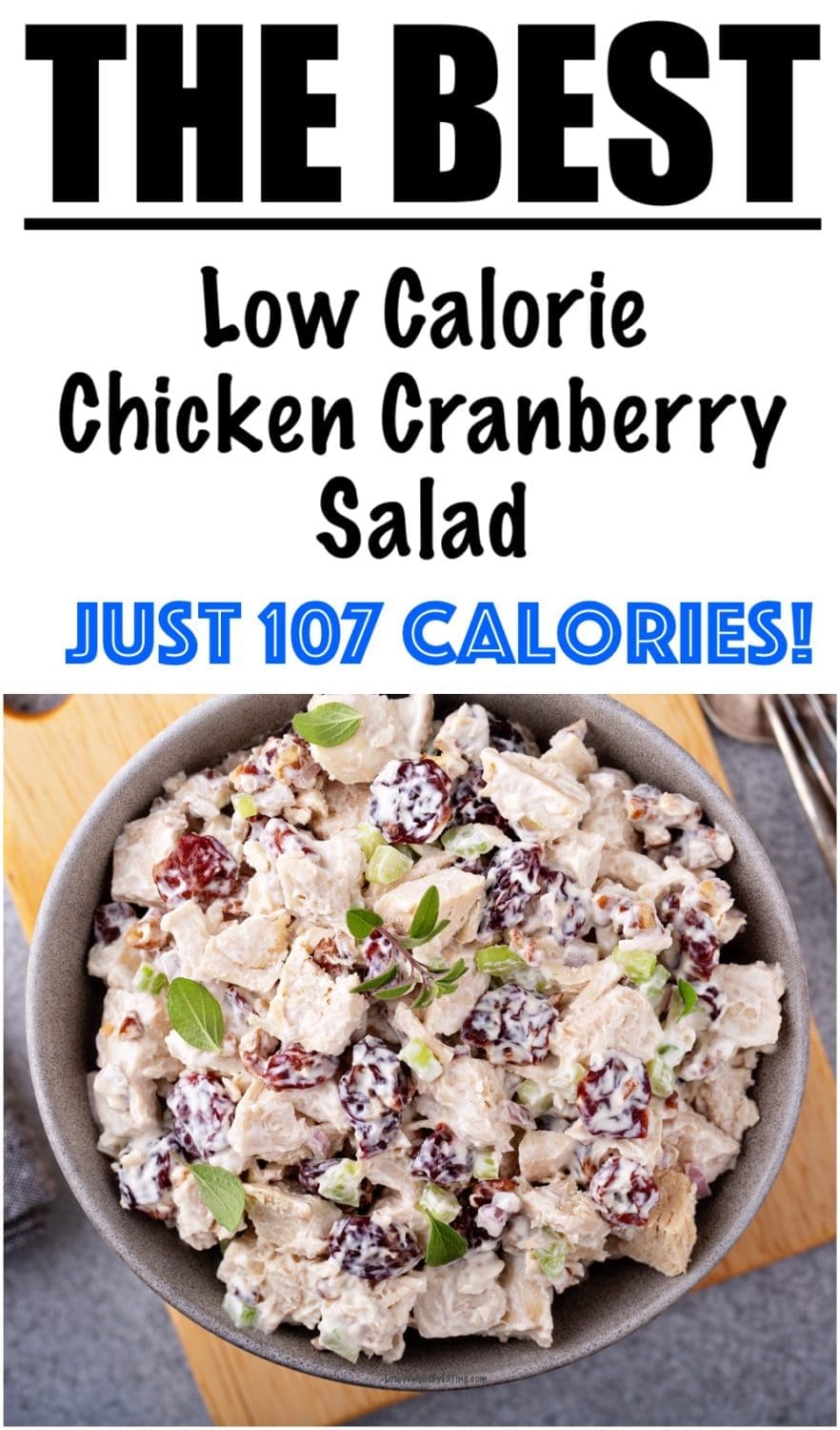 Chicken Salad with Cranberries and Almonds 