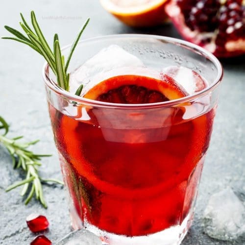 Pomegranate and Blood Orange Cocktail with Vodka