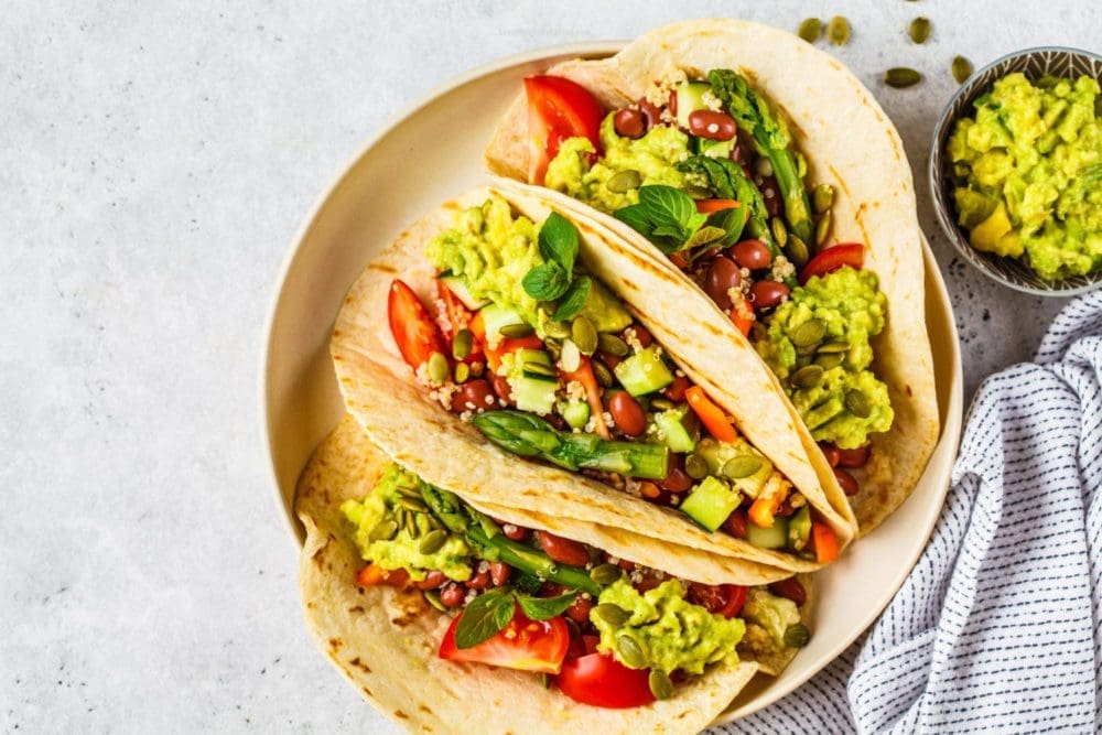 Healthy Vegetable Tacos LOW CALORIE Lose Weight By Eating
