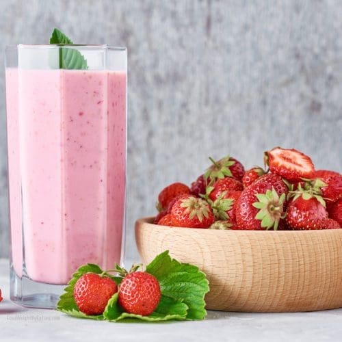 Strawberry Protein Shake to Lose Weight