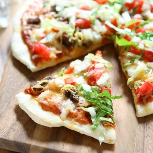 Healthy Taco Pizza Recipe