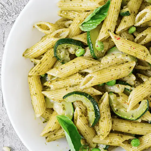 Low Calorie Pesto Pasta Salad Recipe