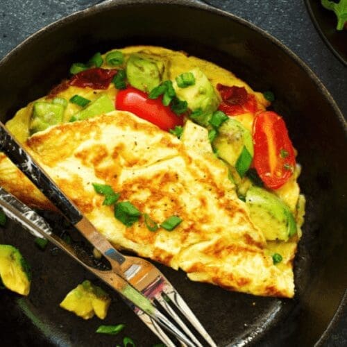 Low Calorie Vegetable Omelet Recipe