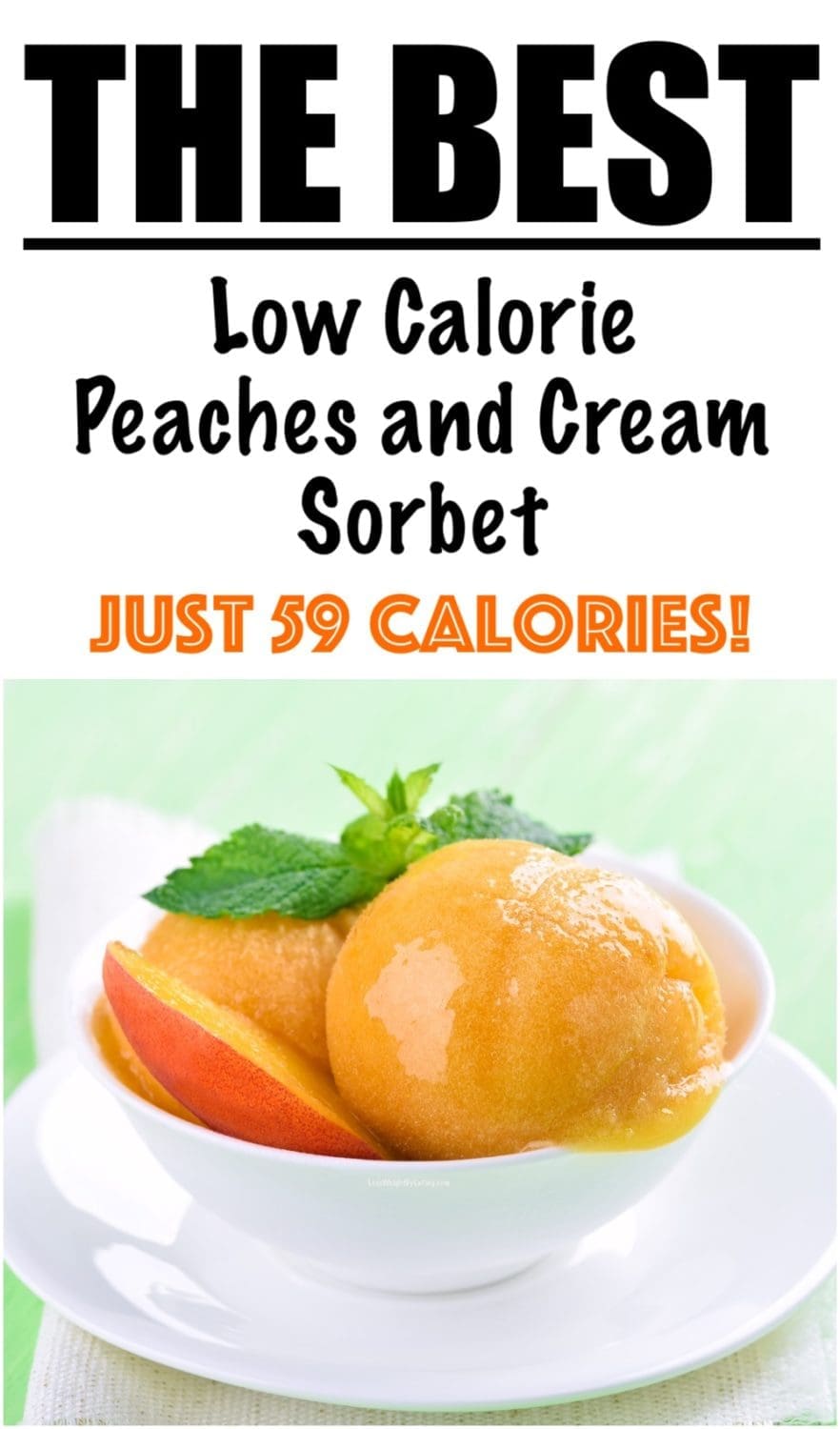 Easy Peach Sorbet Recipe