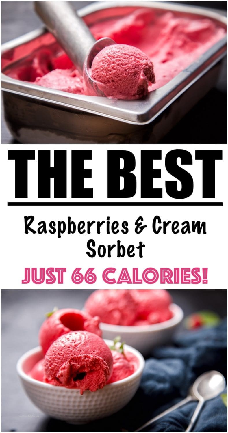 Easy Blender Raspberry Sorbet Recipe