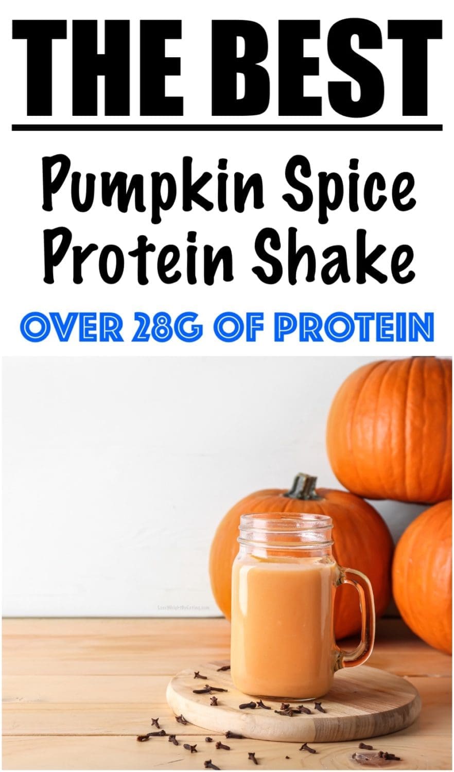 Protein Pumpkin Pie Smoothie Recipe { Protein}