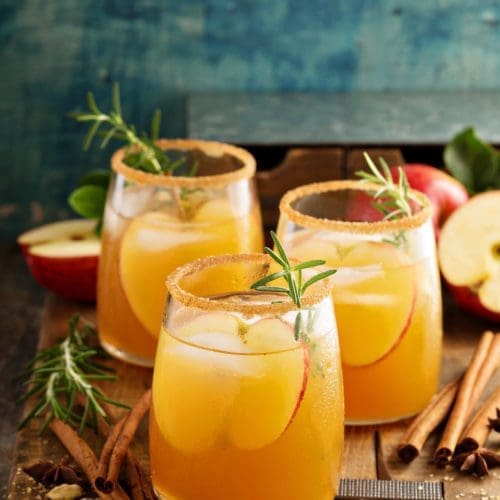 Spiced Rum Apple Cider Cocktail