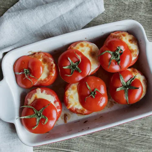 Chicken Parmesan Stuffed Tomatoes